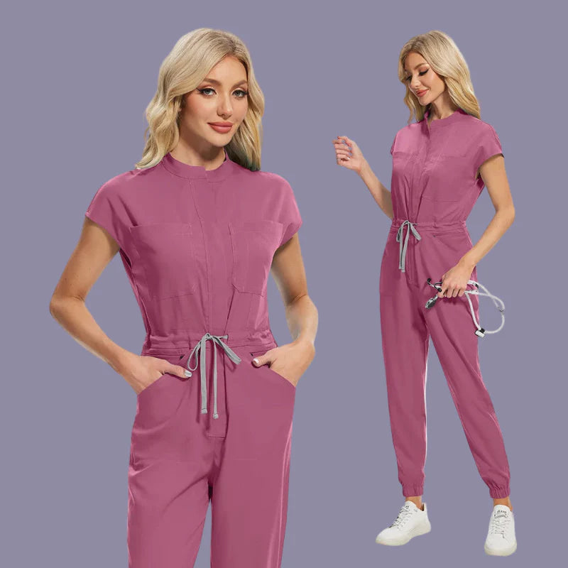 One-Piece Jumpsuit Scrubs - Healthcare Vibes