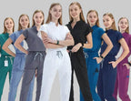 Elevate Your Workday with the Ultimate 10-Pocket Women's Scrubs Set for Style and Comfort