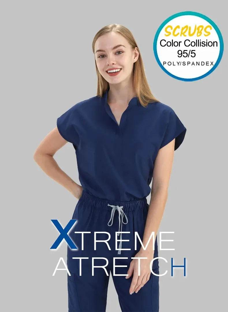 Elevate Your Workday with the Ultimate 10-Pocket Women's Scrubs Set for Style and Comfort