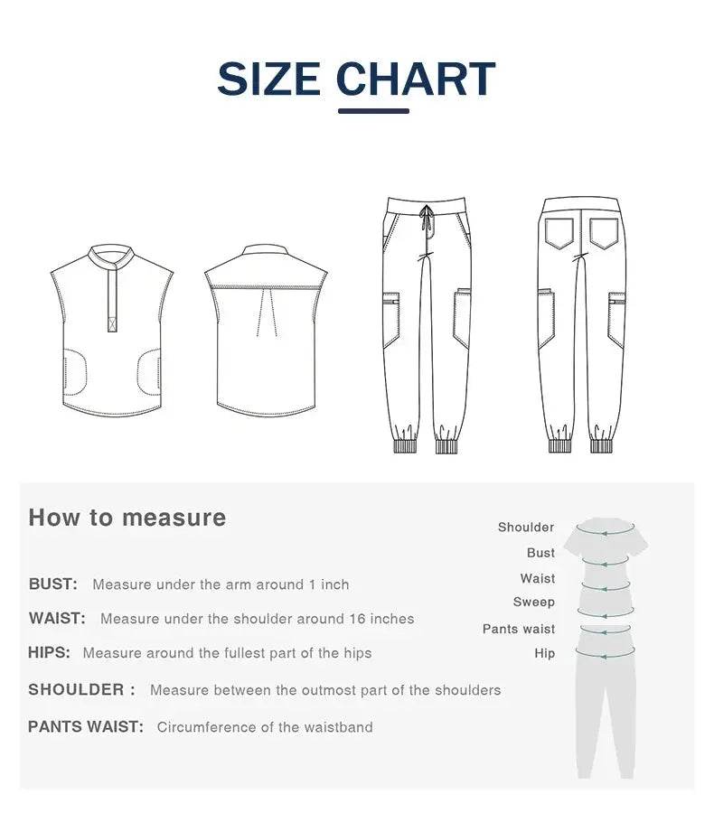 Elevate Your Workday with the Ultimate 10-Pocket Women's Scrubs Set for Style and Comfort