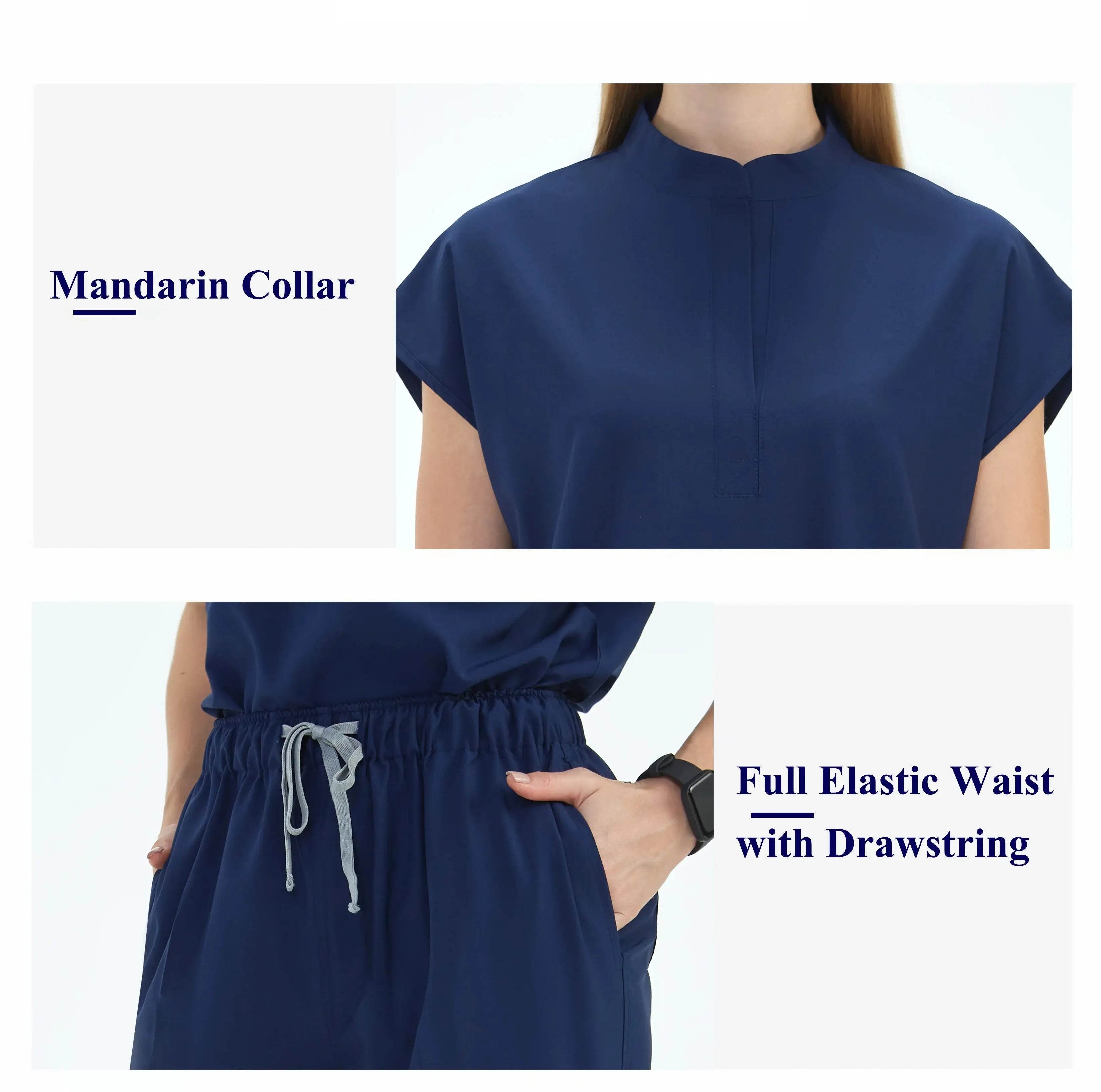 Elevate Your Workday with the Ultimate 10-Pocket Women's Scrubs Set for Style and Comfort