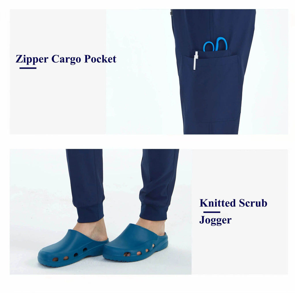 Elevate Your Workday with the Ultimate 10-Pocket Women's Scrubs Set for Style and Comfort
