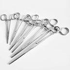 Curved or Straight Stainless-Steel, Locking Pick-Ups: Kelly, Ochsner, Halsted, Hartman, Crile, Pean