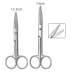12.5/14cm Remove Suture Scissors Stainless Steel Medical Scissors Trim Crescent Notch Scissors Straight