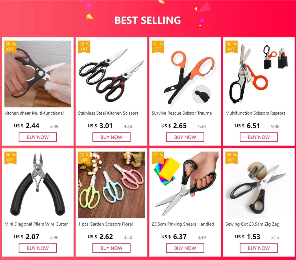 Bandage Scissors for First Aid, Trauma Shears in a Variety of Colors