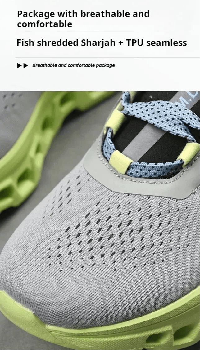 Luxury Casual Sneakers for Men - Lightweight Mesh Athletic Shoes