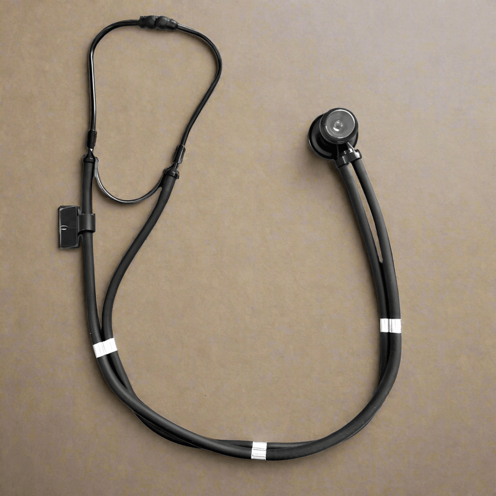 The Classic Black Doctor Cardiology Stethoscope - A Must-Have for Medical Professionals!