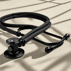 The Classic Black Doctor Cardiology Stethoscope - A Must-Have for Medical Professionals!