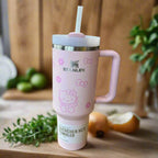 Stanley Quencher H2.0 40 oz Tumbler with Handle and Straw and Flow-state 3-Position Lid Pink 1 40oz 1.1L