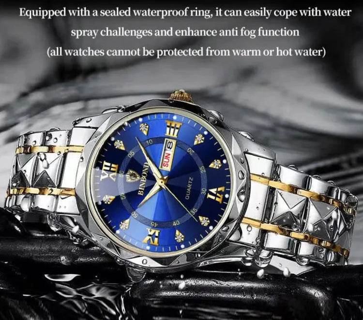 Top Brand Luxury Fashion Quartz Watch for Men