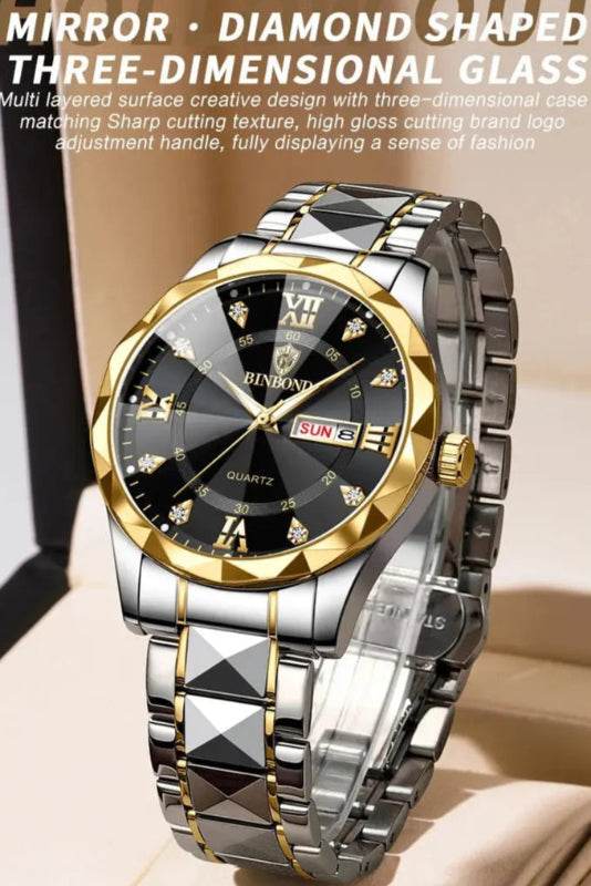 Top Brand Luxury Fashion Quartz Watch for Men