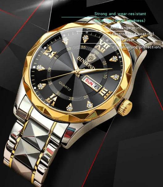 Top Brand Luxury Fashion Quartz Watch for Men