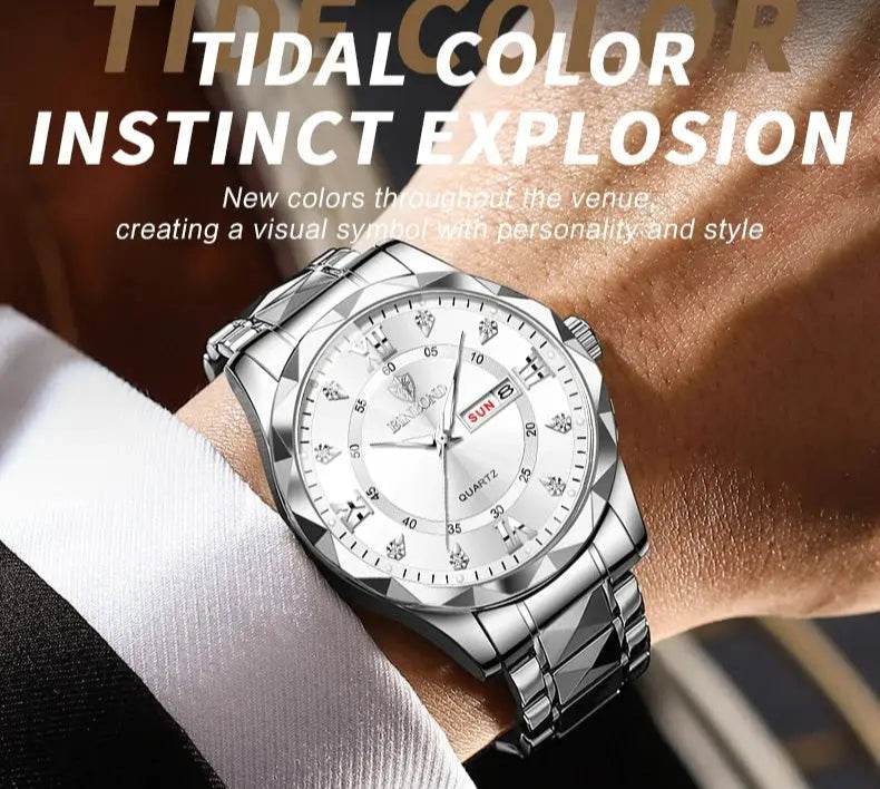 Top Brand Luxury Fashion Quartz Watch for Men