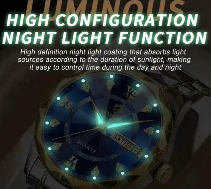 Top Brand Luxury Fashion Quartz Watch for Men