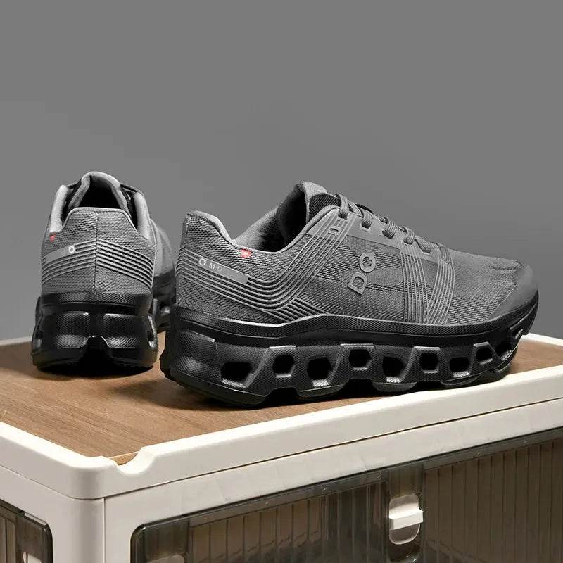 Casual Shock-Absorbing Sports Shoes for Off-Road Running Dark Grey