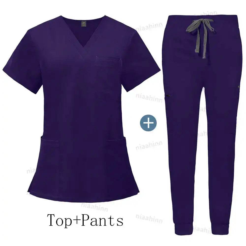 Comfort and Professionalism with Anti-Wrinkle Nursing Scrubs for Long Shifts