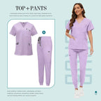 Comfortable and Colorful, Slim Fit, Women's Scrubs Sets, Jogger Style Pants
