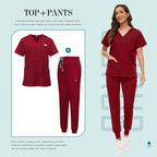Comfortable and Colorful, Slim Fit, Women's Scrubs Sets, Jogger Style Pants