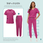 Comfortable and Colorful, Slim Fit, Women's Scrubs Sets, Jogger Style Pants