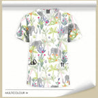 Vibrant Printed Scrub Tops for Comfort and Style 64001-21