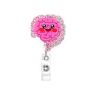 Anatomy Retractable Nurse Badge Reel, Clip Badge Holder, ID Card Holder large intestine