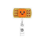 Anatomy Retractable Nurse Badge Reel, Clip Badge Holder, ID Card Holder Band aid