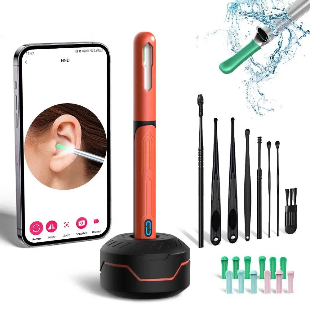 Camera Otoscope Earpick Set, USB C Charging Endoscope