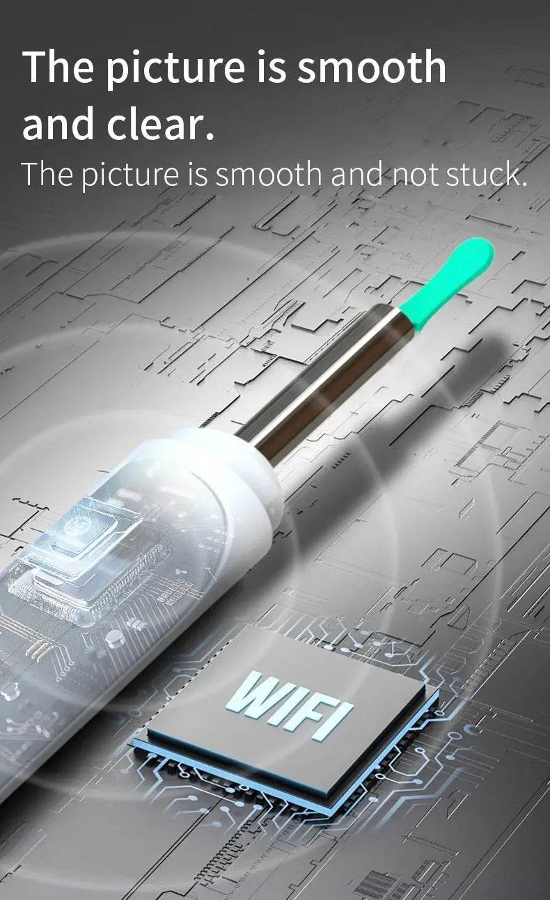 Camera Otoscope Earpick Set, USB C Charging Endoscope