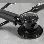 The Classic Black Doctor Cardiology Stethoscope - A Must-Have for Medical Professionals!