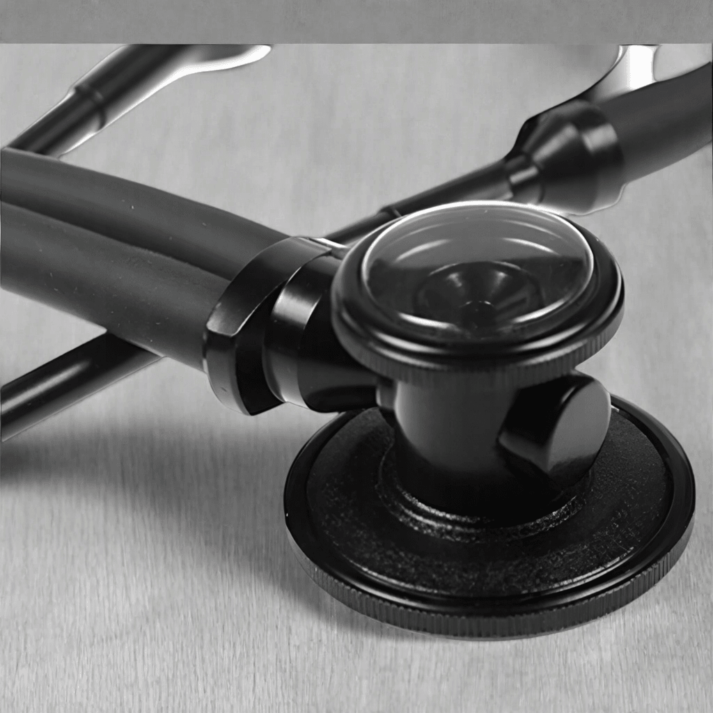 The Classic Black Doctor Cardiology Stethoscope - A Must-Have for Medical Professionals!