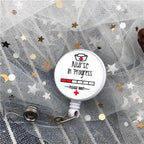 New Arrival Top Quality Retractable Doctor Nurse Badge Reel Fashion Cartoon cute Students ID Card Badge Holder Y11