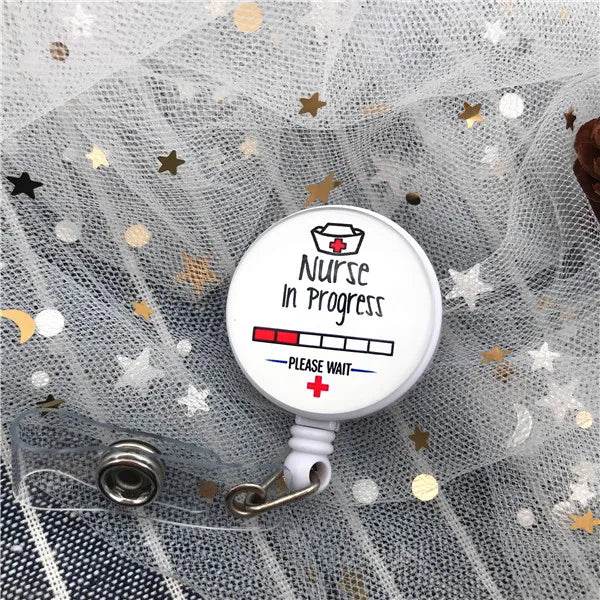 New Arrival Top Quality Retractable Doctor Nurse Badge Reel Fashion Cartoon cute Students ID Card Badge Holder Y11