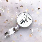 New Arrival Top Quality Retractable Doctor Nurse Badge Reel Fashion Cartoon cute Students ID Card Badge Holder