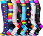 Men Women Socks Compression Socks Elastic Sports Beautiful Leg Nurse Stocking Jogging Climbing Cycling Flight Excercise
