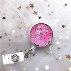 New Arrival Top Quality Retractable Doctor Nurse Badge Reel Fashion Cartoon cute Students ID Card Badge Holder Y02