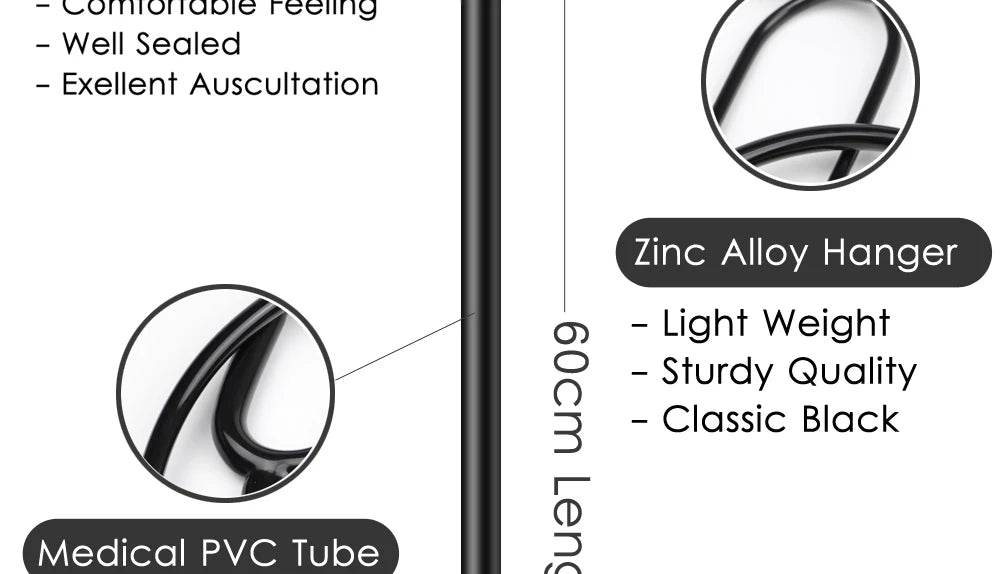 Elevate Your Practice with the All Black Medical Cardiology Stethoscope