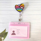 New Nurse Doctor Retractable Badge Reel with Horizontal Style Students ID Business Card Work Card Badge Holder Office Supplies