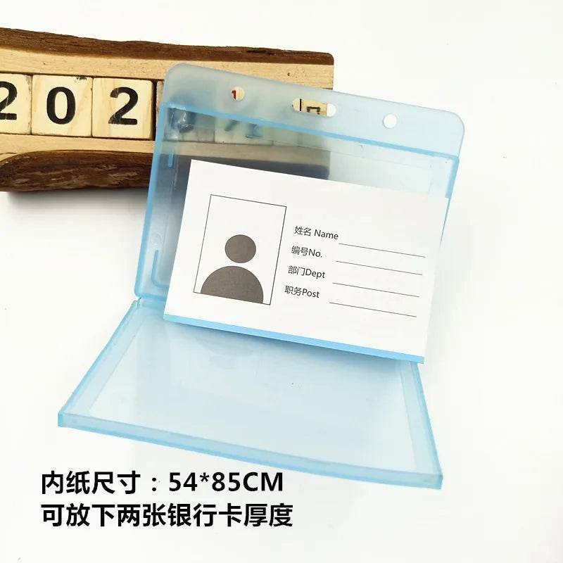 New Nurse Doctor Retractable Badge Reel with Horizontal Style Students ID Business Card Work Card Badge Holder Office Supplies