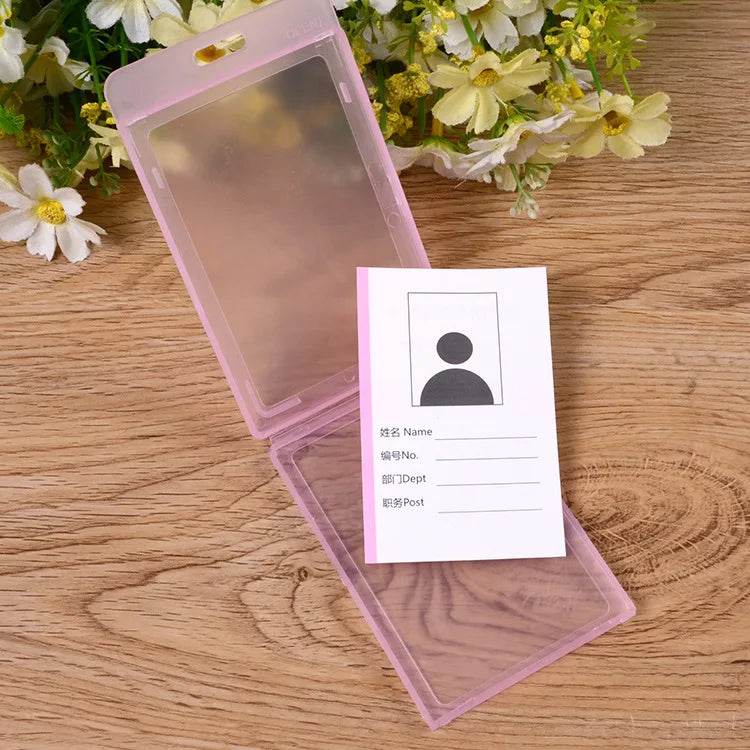 New Nurse Doctor Retractable Badge Reel with Horizontal Style Students ID Business Card Work Card Badge Holder Office Supplies