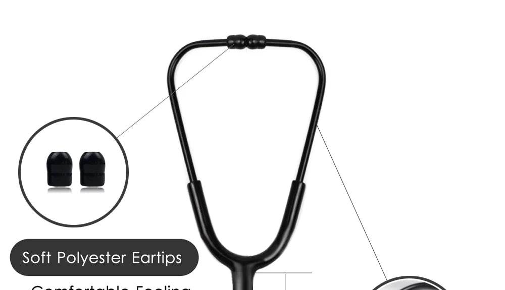 Elevate Your Practice with the All Black Medical Cardiology Stethoscope