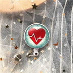 New Arrival Top Quality Retractable Doctor Nurse Badge Reel Fashion Cartoon cute Students ID Card Badge Holder Y18