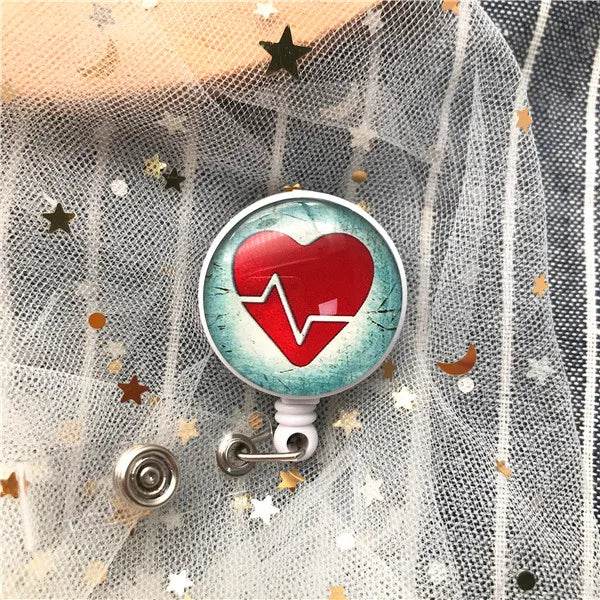 New Arrival Top Quality Retractable Doctor Nurse Badge Reel Fashion Cartoon cute Students ID Card Badge Holder Y18