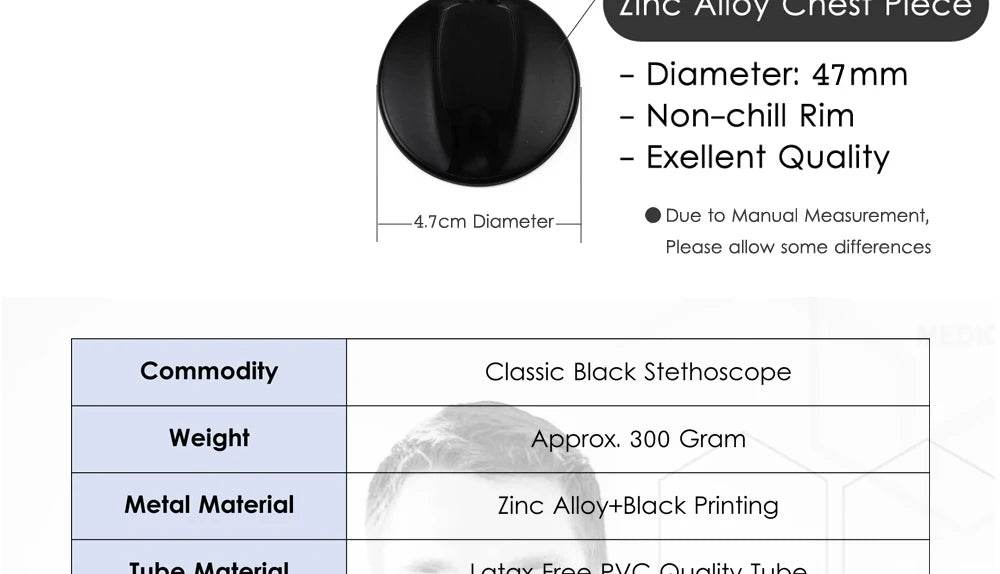 Elevate Your Practice with the All Black Medical Cardiology Stethoscope