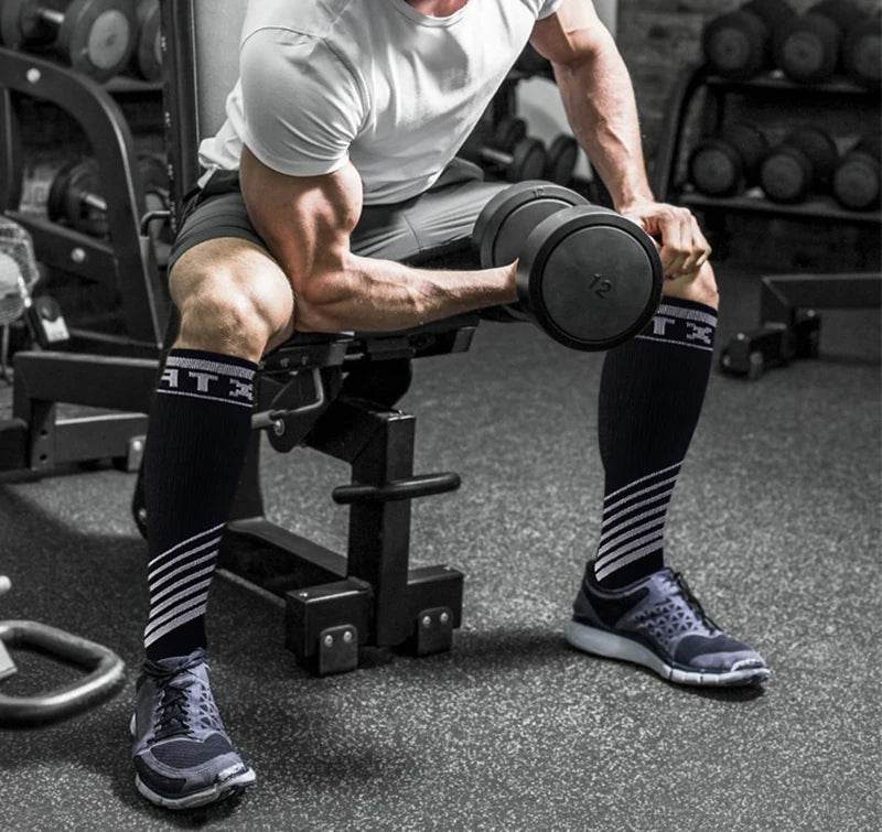 Compression Socks Men Women Running Sports Compression Stocking For Anti Fatigue Pain Relief Knee Prevent Varicose Veins Socks