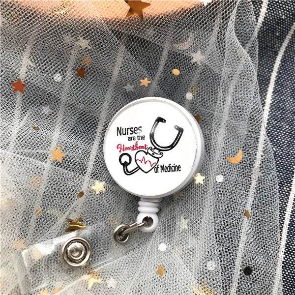 New Arrival Top Quality Retractable Doctor Nurse Badge Reel Fashion Cartoon cute Students ID Card Badge Holder Y23