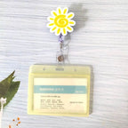 New Nurse Doctor Retractable Badge Reel with Horizontal Style Students ID Business Card Work Card Badge Holder Office Supplies