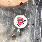 New Arrival Top Quality Retractable Doctor Nurse Badge Reel Fashion Cartoon cute Students ID Card Badge Holder Y19