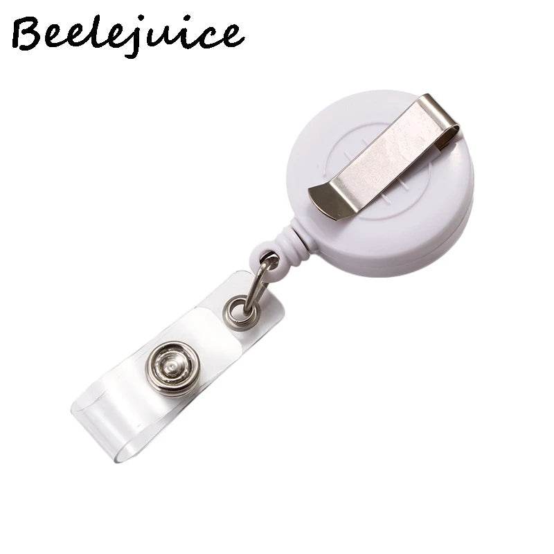 Red Flowers Art Retractable Badge Reel Lanyard Nurse ID Business Credit Card Work Card Badge Holder Office Student Clips ID Card