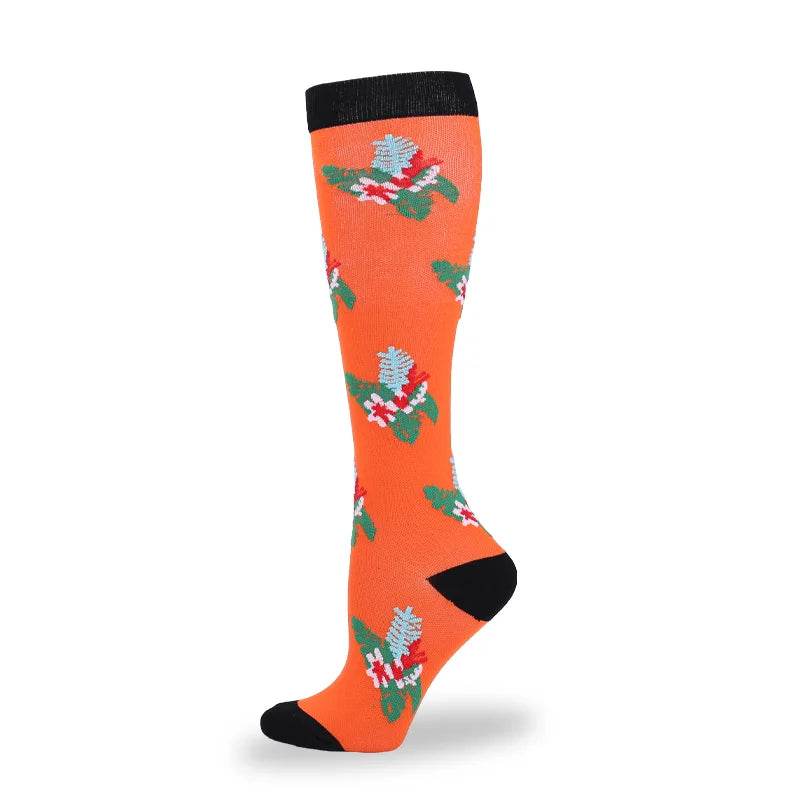 Compression Socks Men Women Running Sports Compression Stocking For Anti Fatigue Pain Relief Knee Prevent Varicose Veins Socks 32212