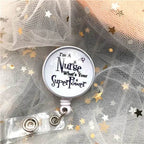 New Arrival Top Quality Retractable Doctor Nurse Badge Reel Fashion Cartoon cute Students ID Card Badge Holder Y16